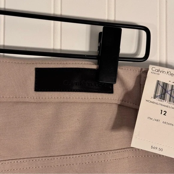 Calvin Klein Women’s Beige Pants Size 12 NWT - Picture 8 of 14